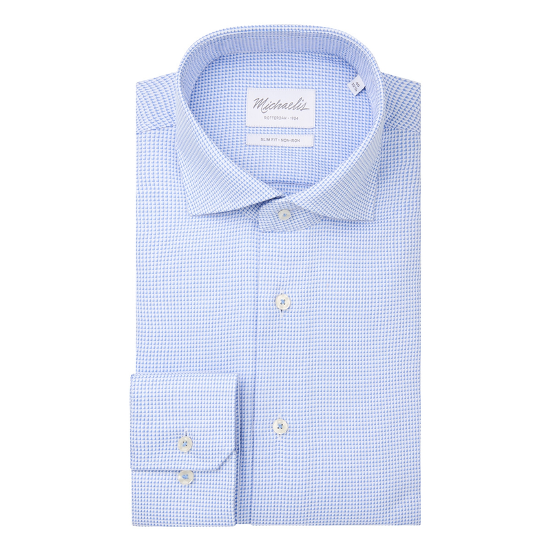 Heren Overhemd PMWH10011A Michaelis BLEU