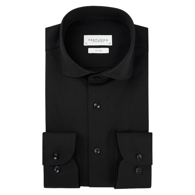 Heren Overhemd PP0H0A0065 Profuomo ZWART
