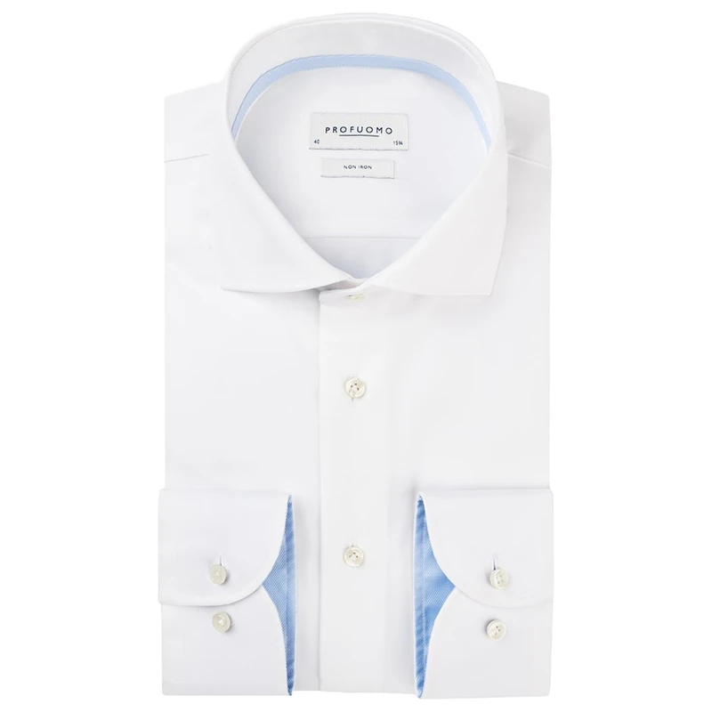 Heren Overhemd PP0H0A027 Profuomo Wit