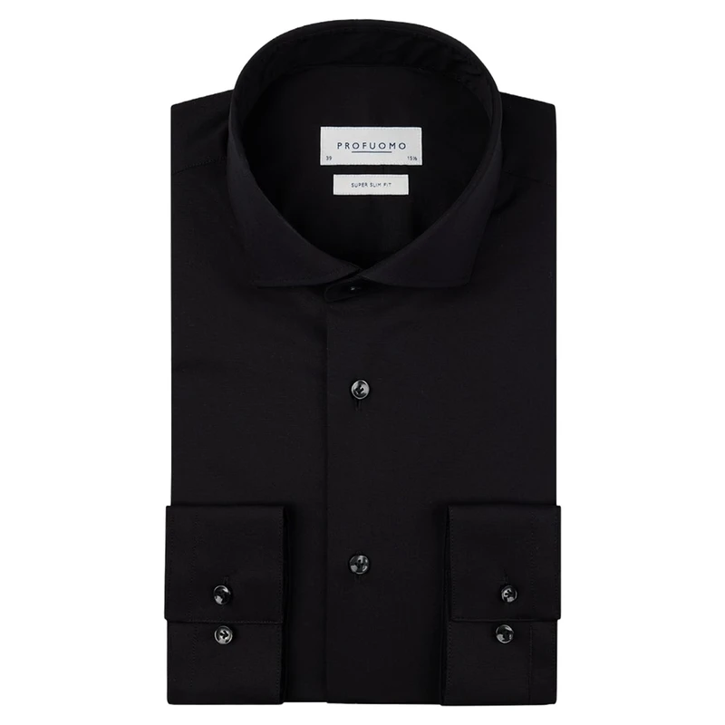Heren Overhemd PP0H0A104 Profuomo ZWART