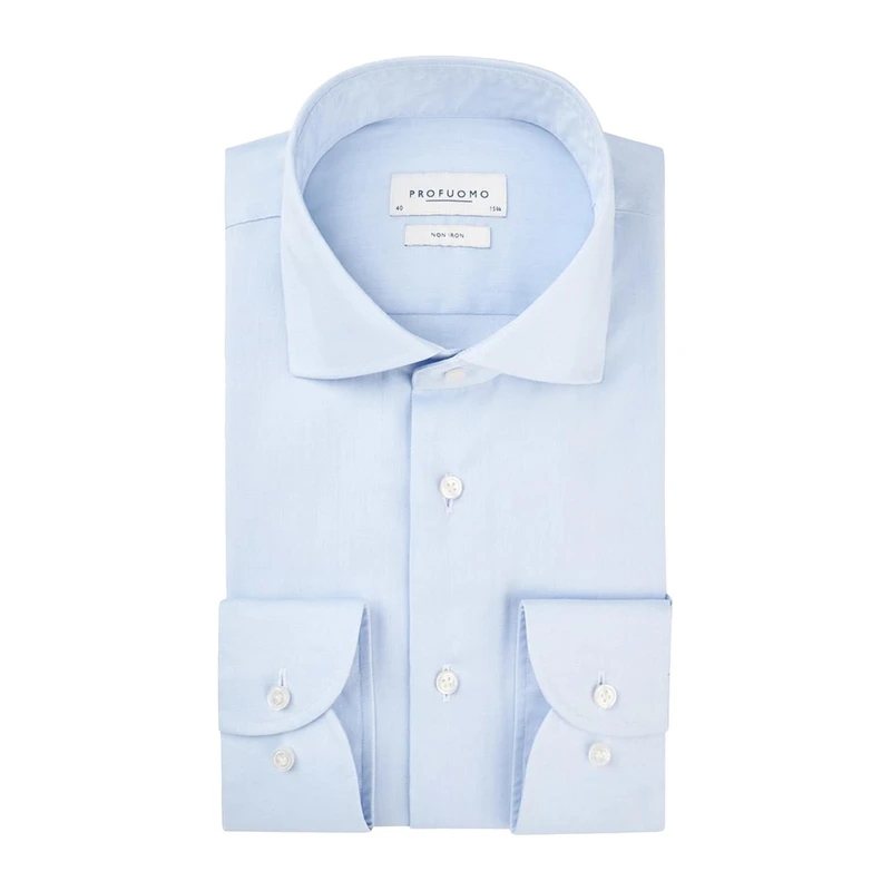 Heren Overhemd PP2H00010B Profuomo BLEU