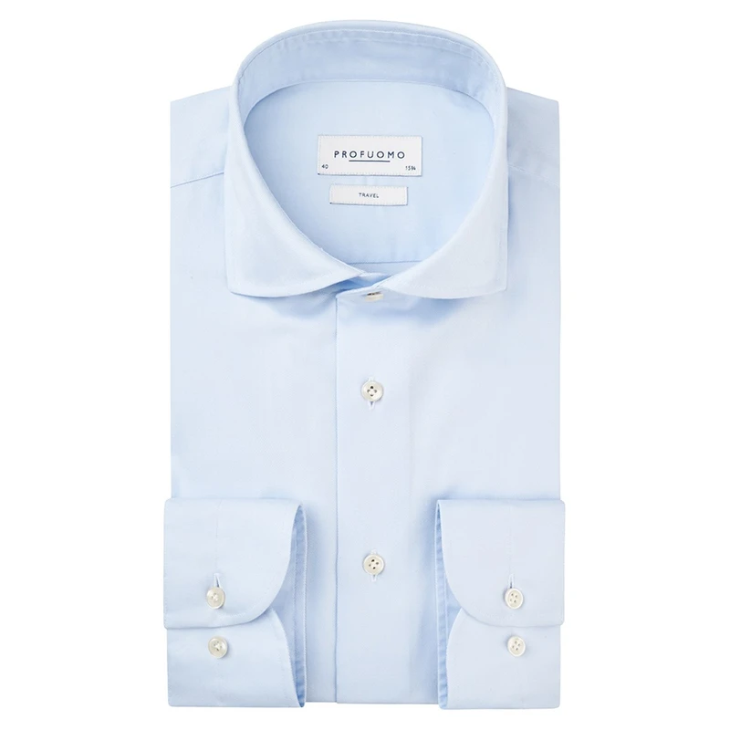 Heren Overhemd PP2HC0040 Profuomo BLEU