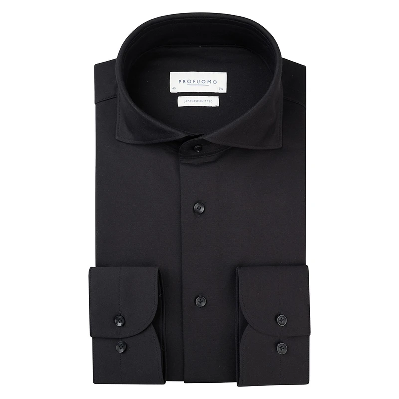Heren Overhemd PP2HC10011 Profuomo ZWART