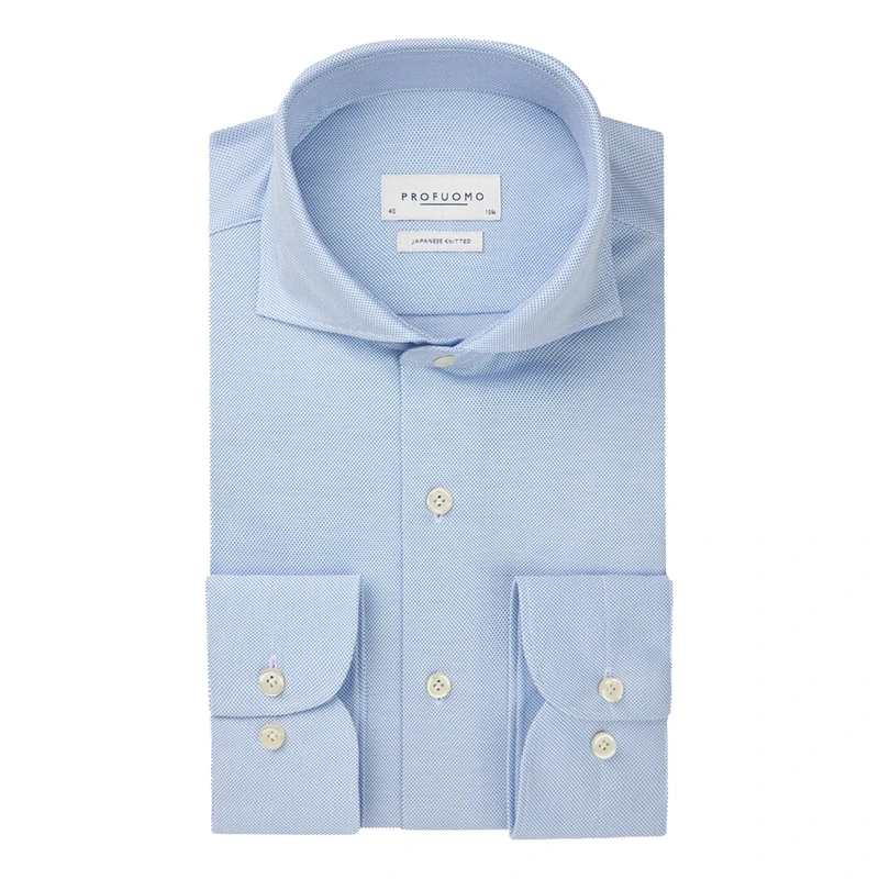 Heren Overhemd PPWH10007A Profuomo BLEU