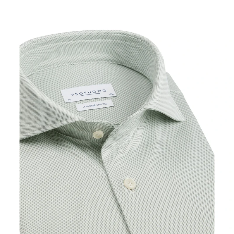Heren Overhemd PPWH10007C Profuomo GROEN