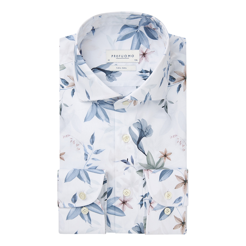 Heren Overhemd PPWH10016A Profuomo Wit