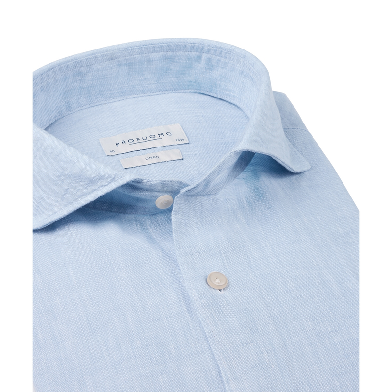 Heren Overhemd PPWH10020B Profuomo BLEU