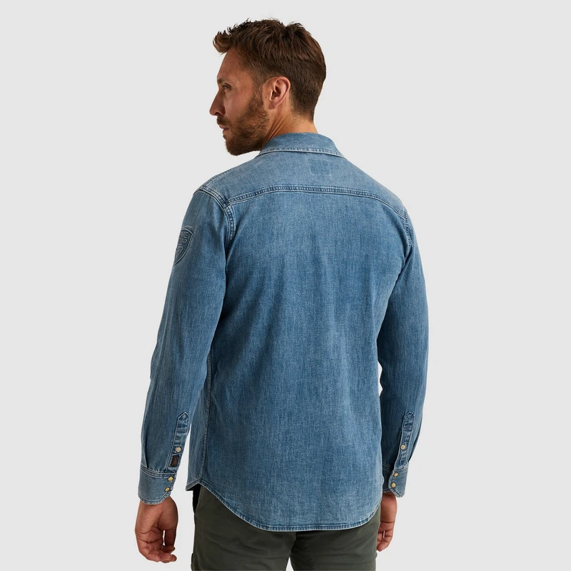 Heren Overhemd PSD2502205 PME Legend GREY DENIM