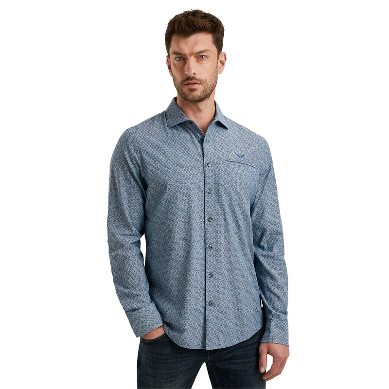 Heren Overhemd PSI2402204 PME Legend BLEU