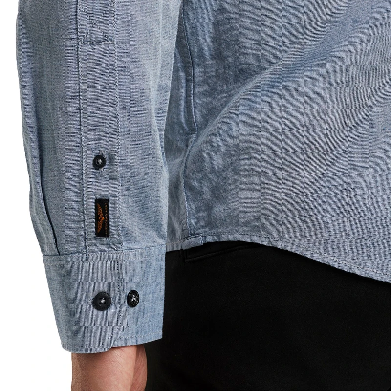 Heren Overhemd PSI2403220 PME Legend BLEU
