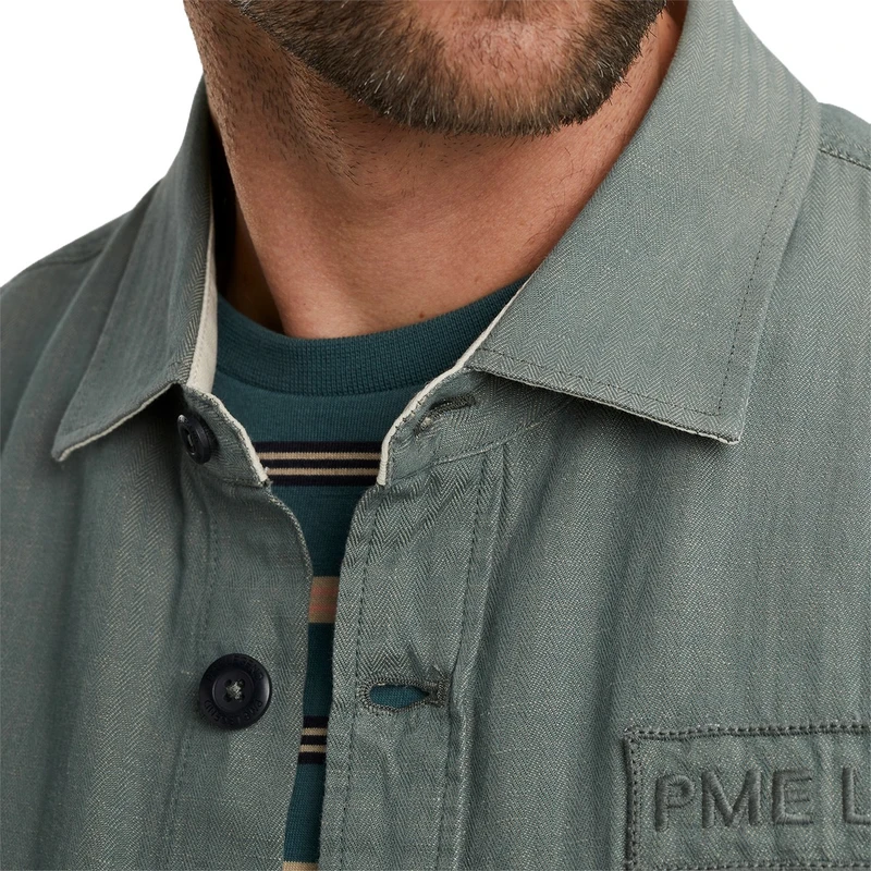 Heren Overhemd PSI2403224 PME Legend GROEN
