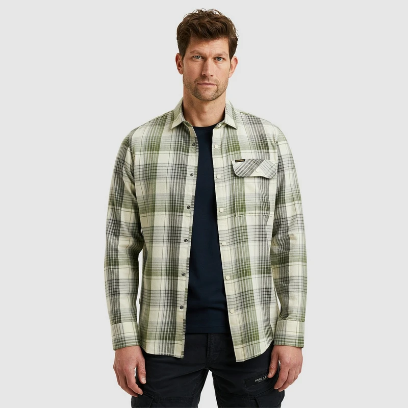 Heren Overhemd PSI2502200 PME Legend GROEN