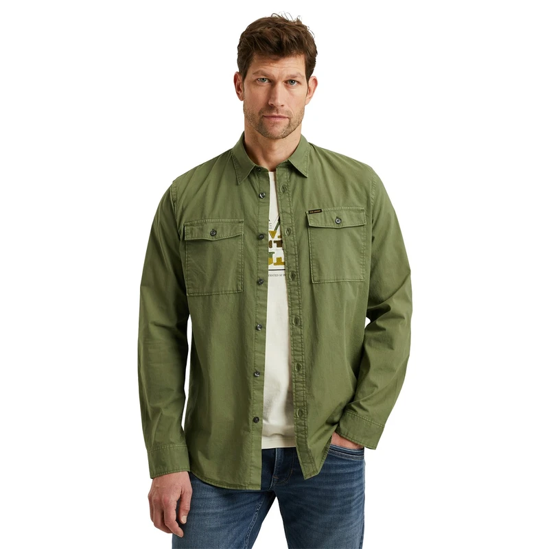 Heren Overhemd PSI2502204 PME Legend GROEN