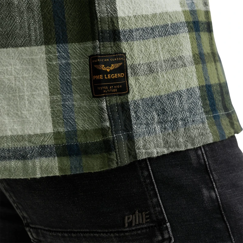 Heren Overhemd PSI2502210 PME Legend GROEN