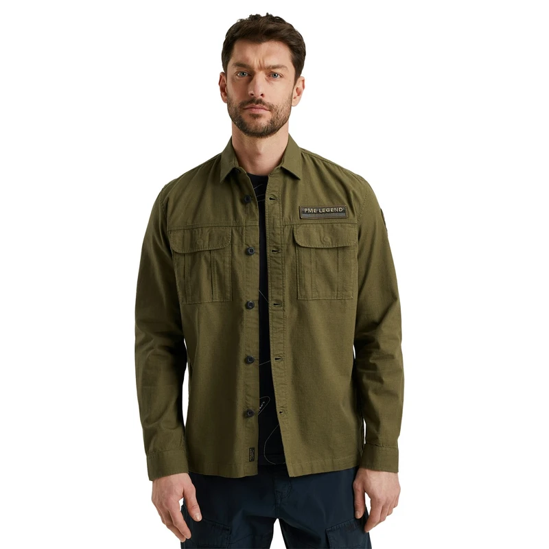 Heren Overhemd PSI2502215 PME Legend GROEN
