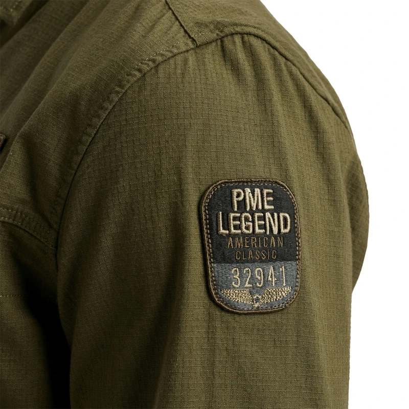 Heren Overhemd PSI2502215 PME Legend GROEN