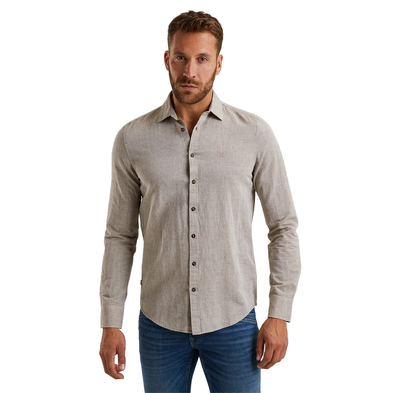 Heren Overhemd PSI2503224 PME Legend BRUIN MELE