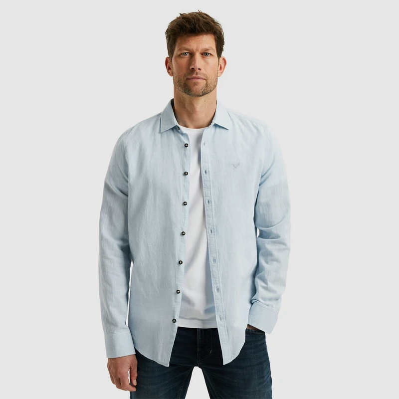 Heren Overhemd PSI2503224 PME Legend BLEU