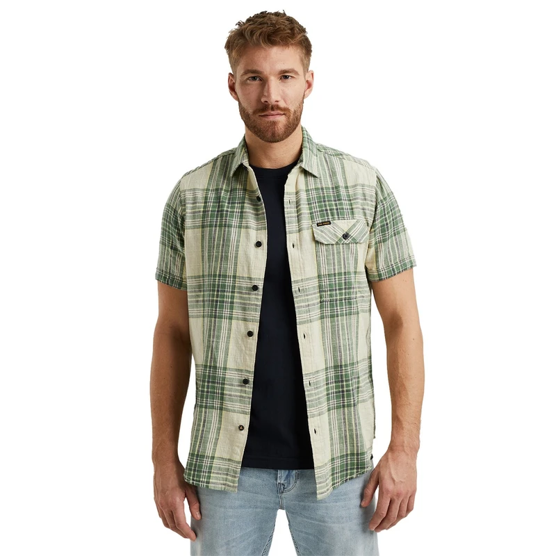 Heren Overhemd PSIS2404205 PME Legend GROEN