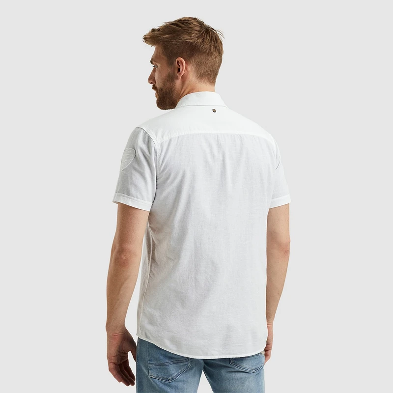 Heren Overhemd PSIS2405226 PME Legend WIT DESSIN