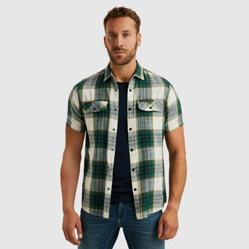 Heren Overhemd PSIS2503234 PME Legend GROEN