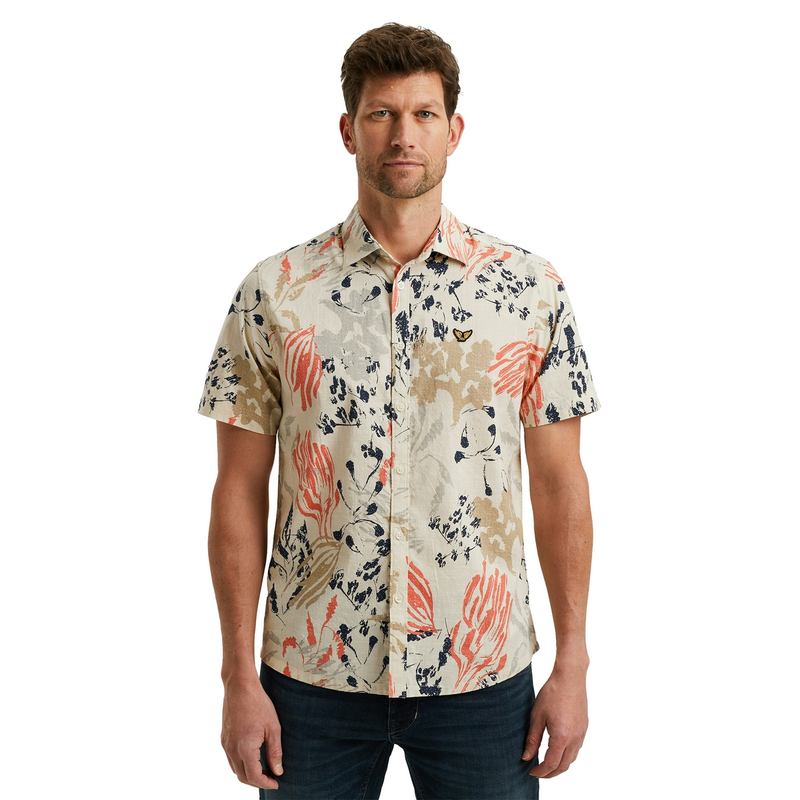 Heren Overhemd PSIS2504204 PME Legend OFF-WHITE
