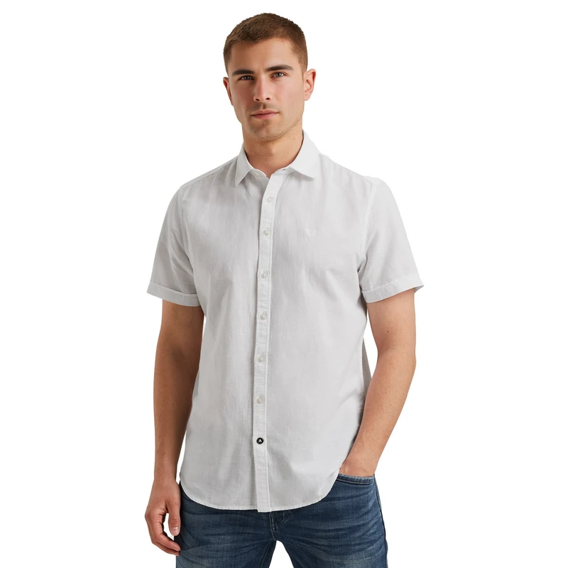 Heren Overhemd PSIS2504208 PME Legend WIT DESSIN