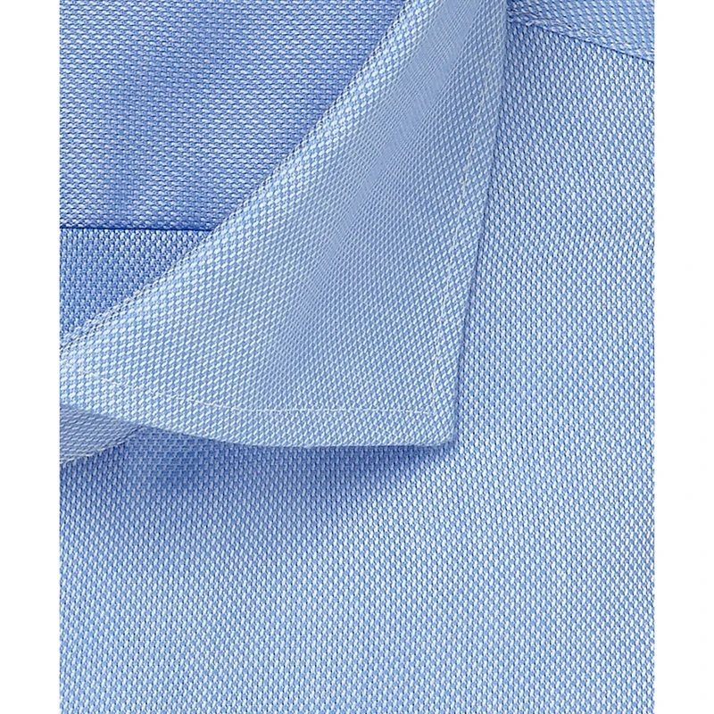 Heren Overhemd Slim Fit Cutaway Kraag Michaelis BLEU