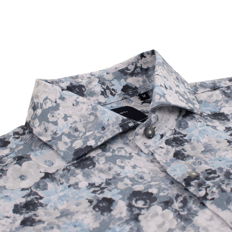 Heren Overhemd TRSHJA419 Tresanti MIDDEN BLAUW