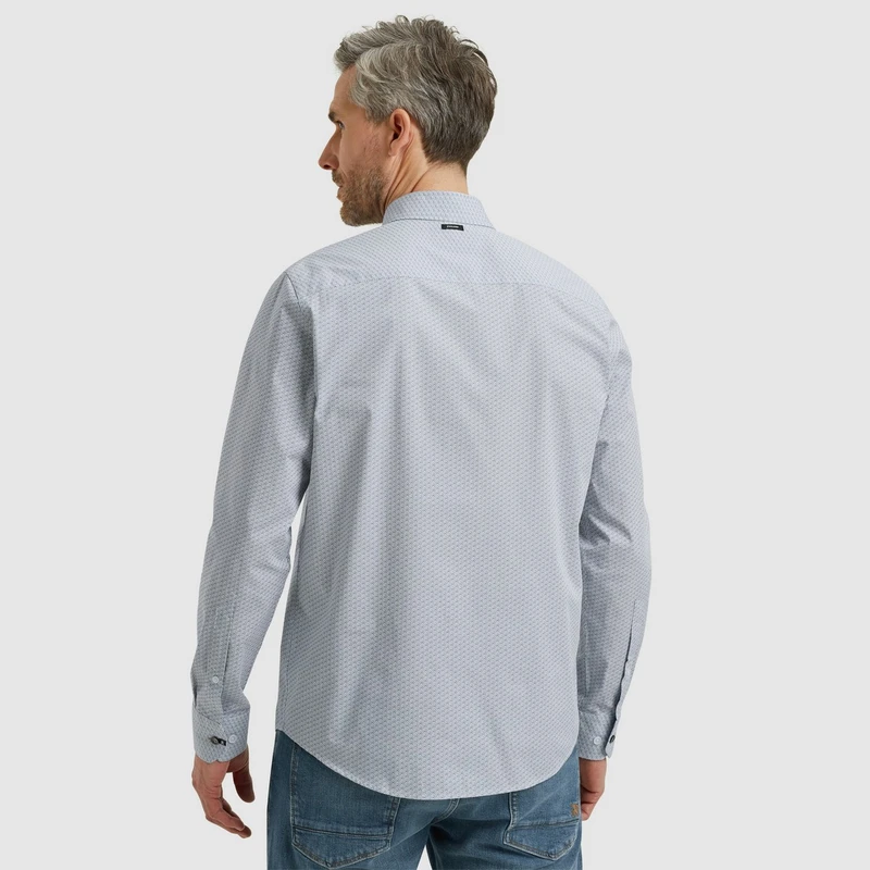 Heren Overhemd VSI2502201 Vanguard WIT DESSIN