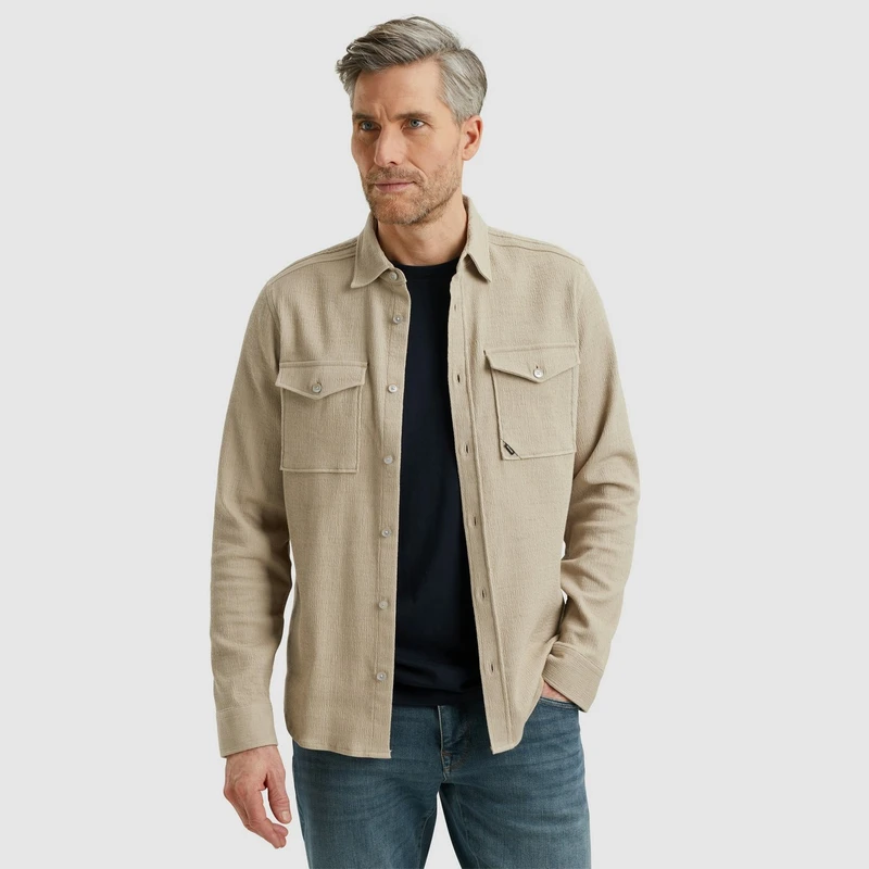 Heren Overhemd VSI2502210 Vanguard BEIGE