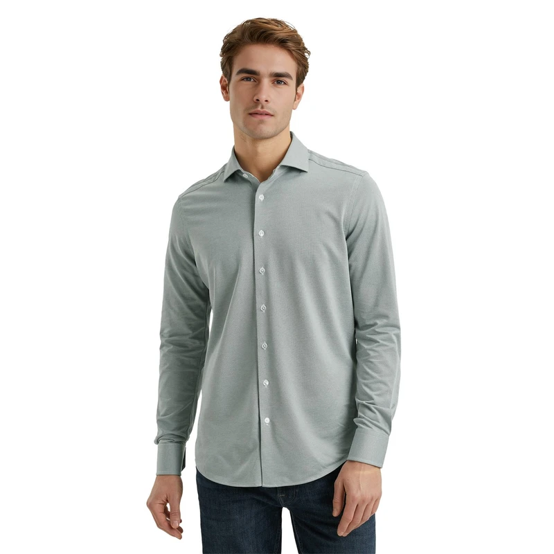 Heren Overhemd VSI2503313 Vanguard GROEN