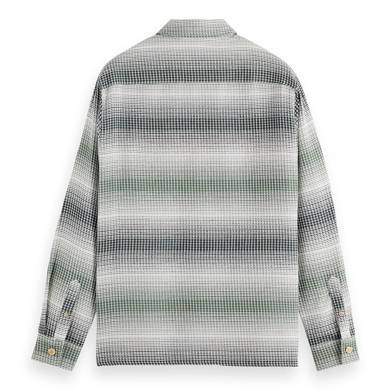 Heren Overshirt 180122300 Scotch & Soda GROEN DESSIN