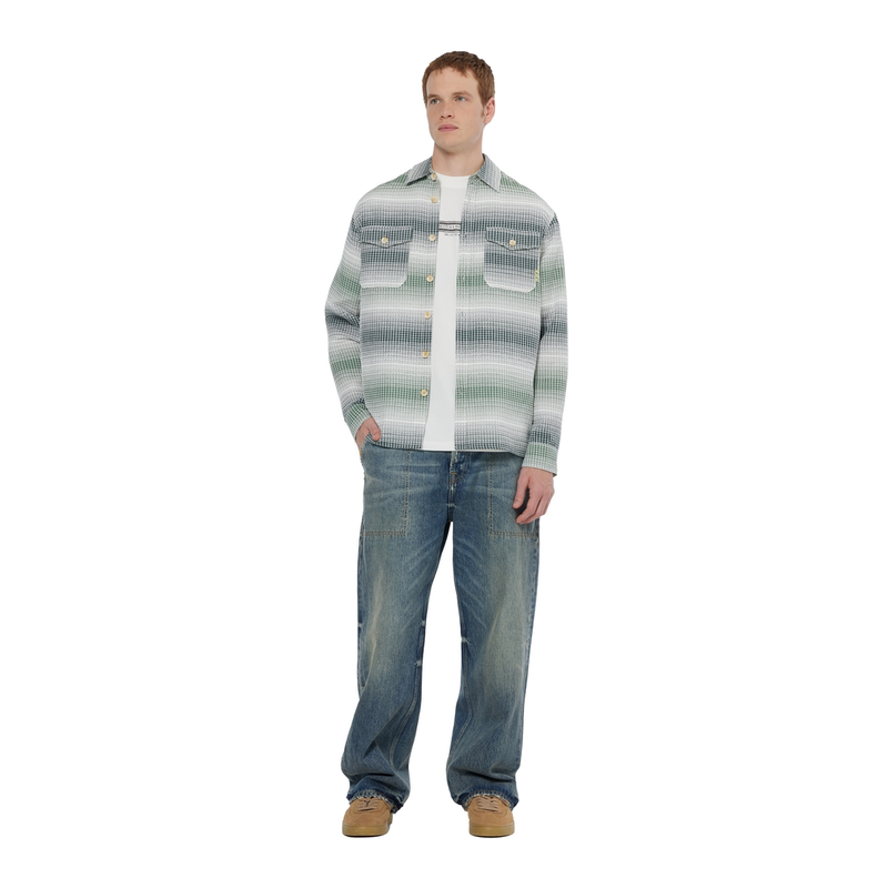 Heren Overshirt 180122300 Scotch & Soda GROEN DESSIN