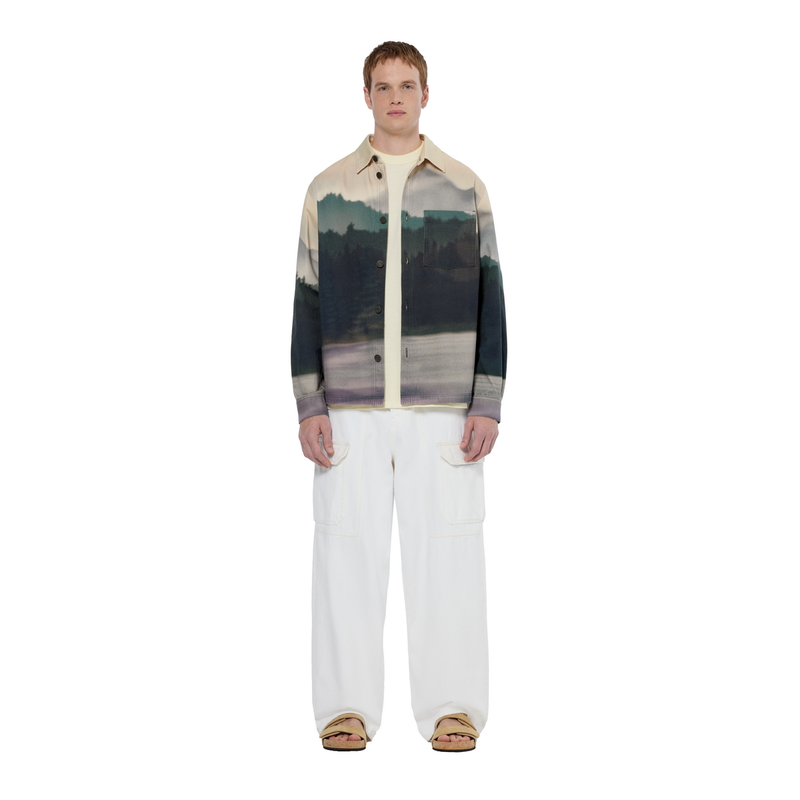 Heren Overshirt 180265021 Scotch & Soda BLAUW DESSIN