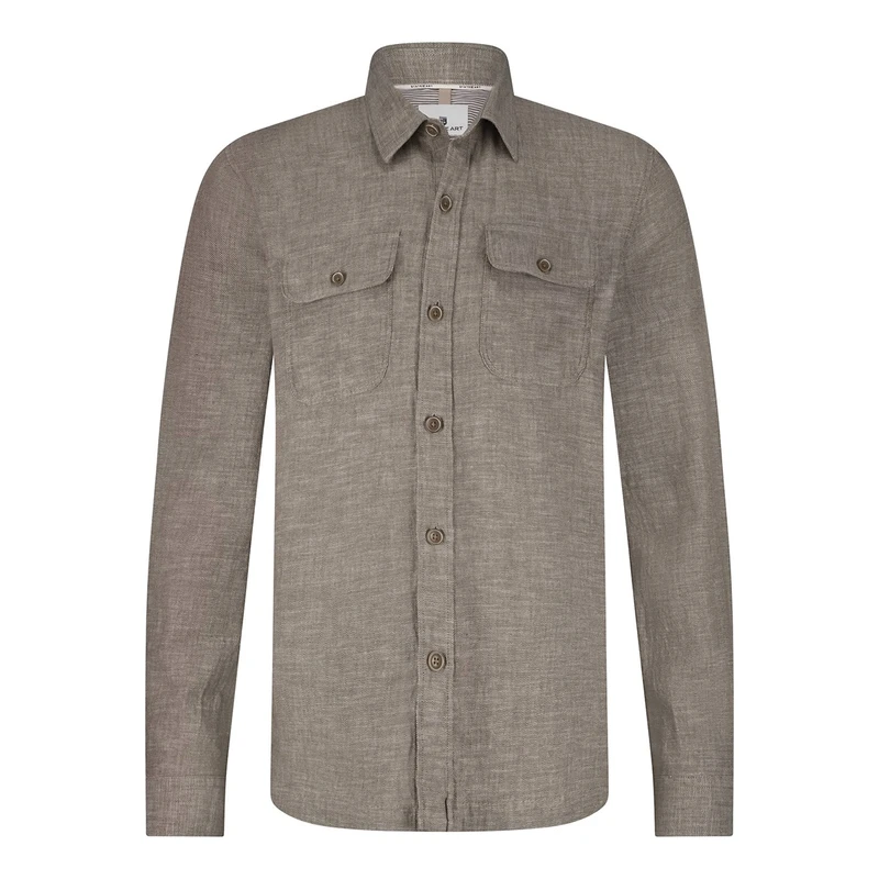 Heren Overshirt 22115336 State of Art BEIGE