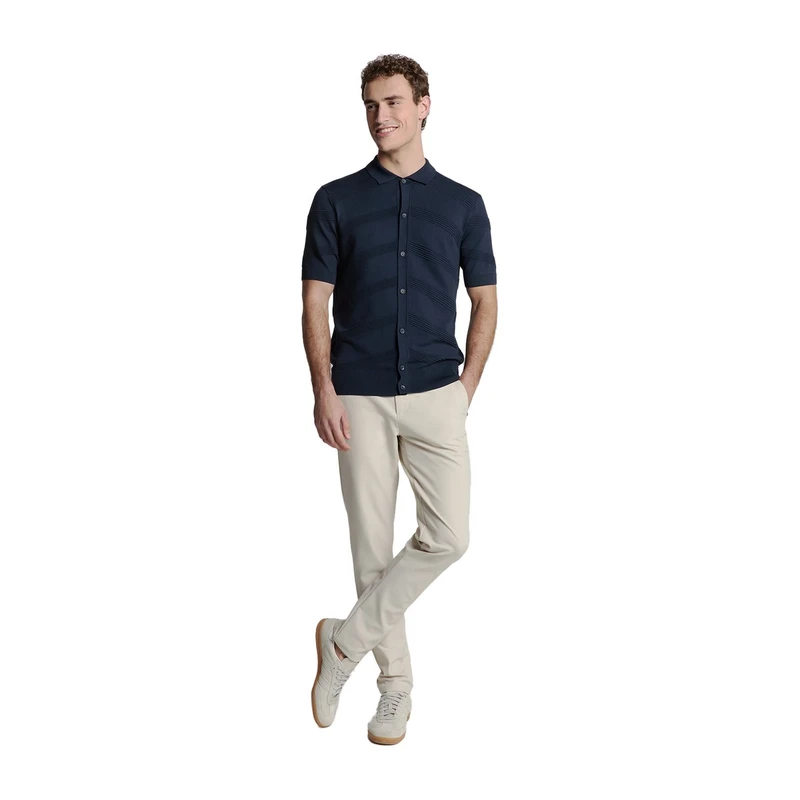 Heren Overshirt 27210271 No Excess MIDDEN BLAUW