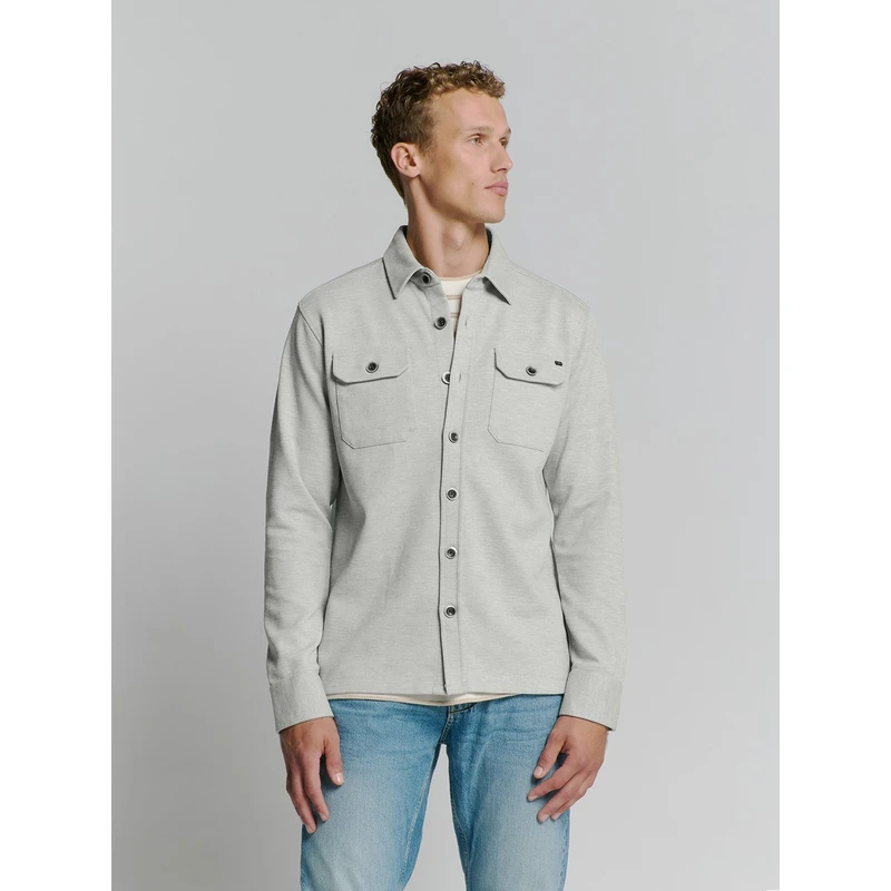 Heren Overshirt 27580103 No Excess GRIJS DESSIN