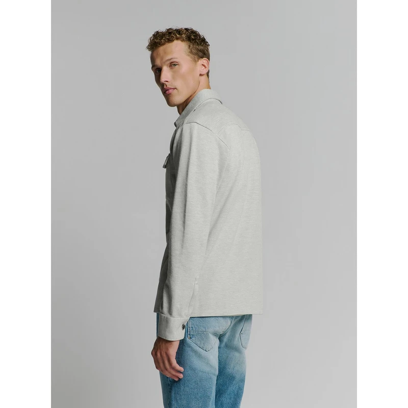 Heren Overshirt 27580103 No Excess GRIJS DESSIN