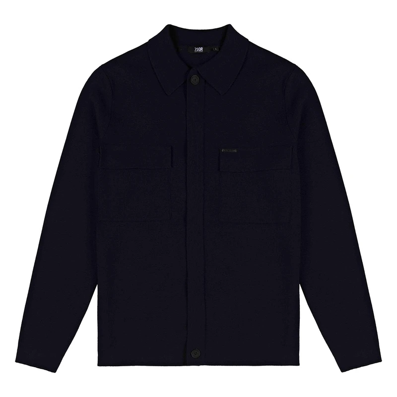 Heren Overshirt 33FK54-7506 7square NAVY