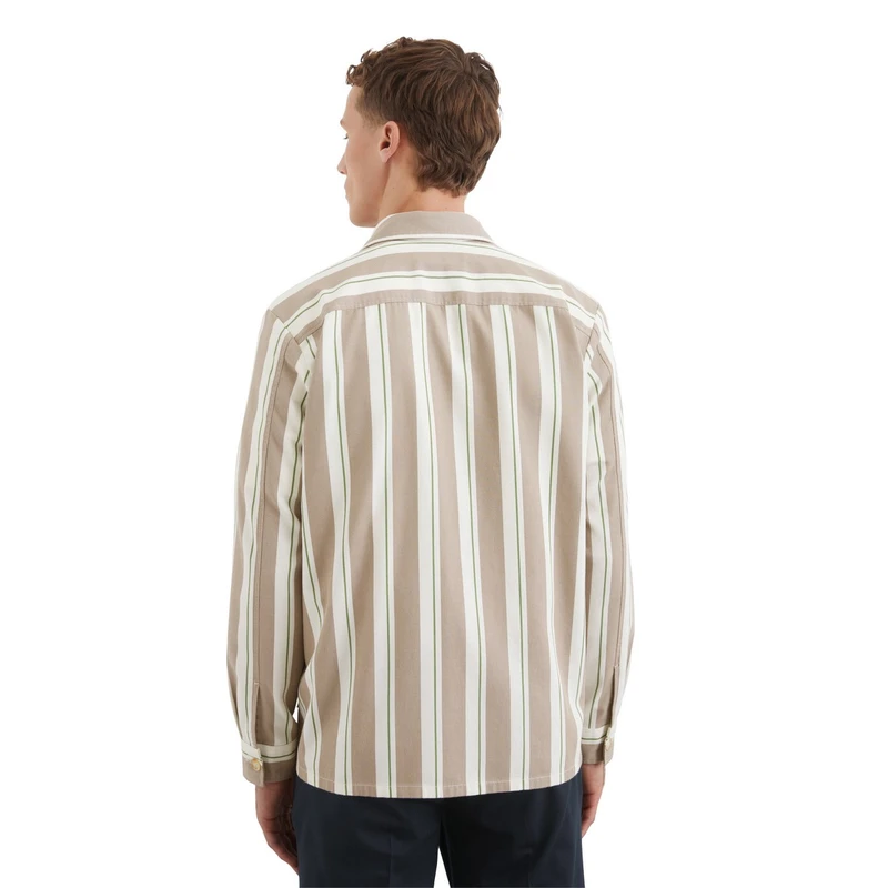 Heren Overshirt 522734874184 Marc O'Polo GRIJS MELEE