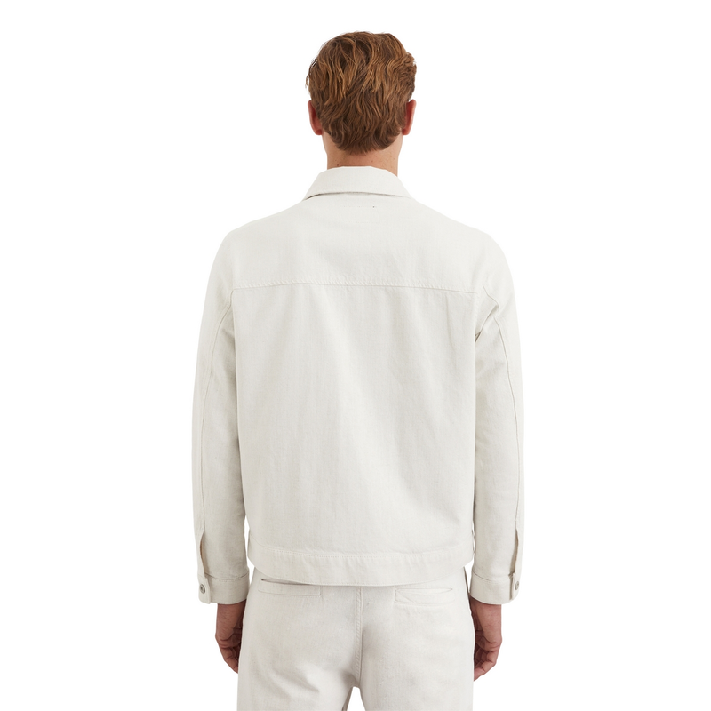 Heren Overshirt 523915425020 Marc O'Polo Wit