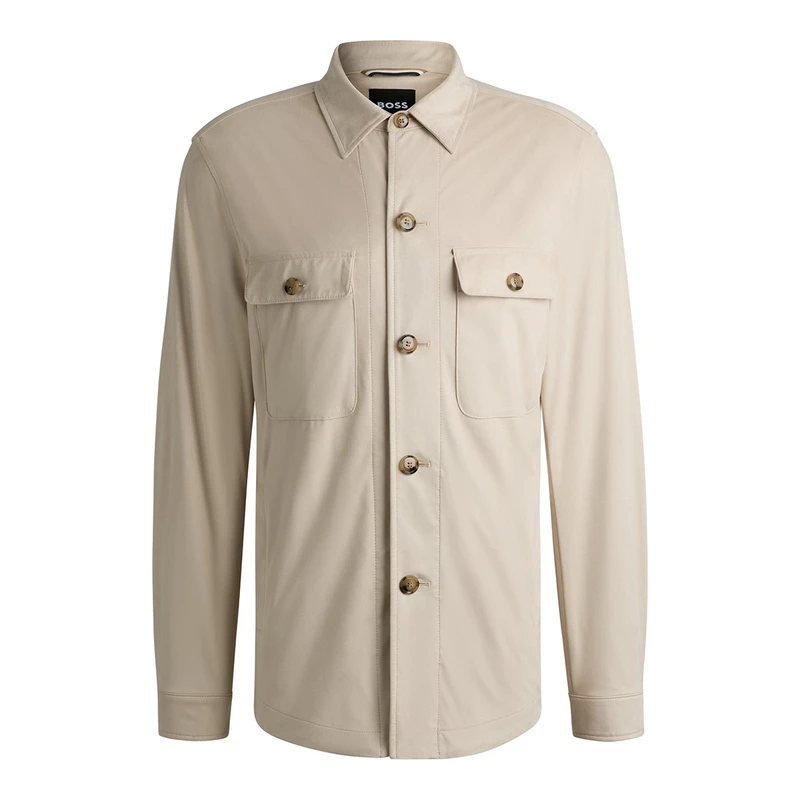 Heren Overshirt C-CARPER-OS-244 10265608 01 Boss Black OFF-WHITE