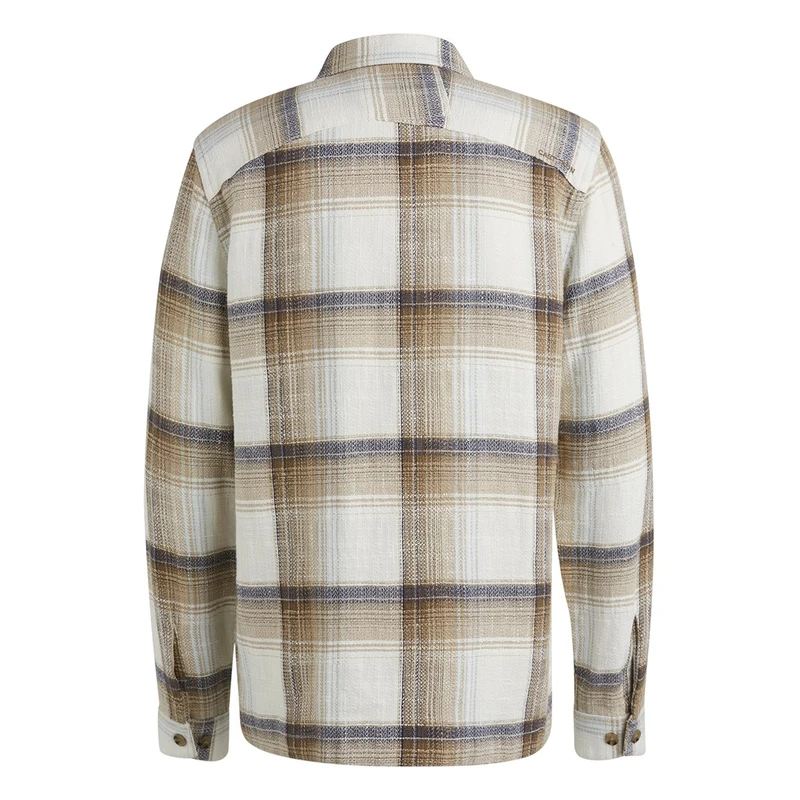 Heren Overshirt CSI2503229 Cast Iron MIDDEN BRUIN