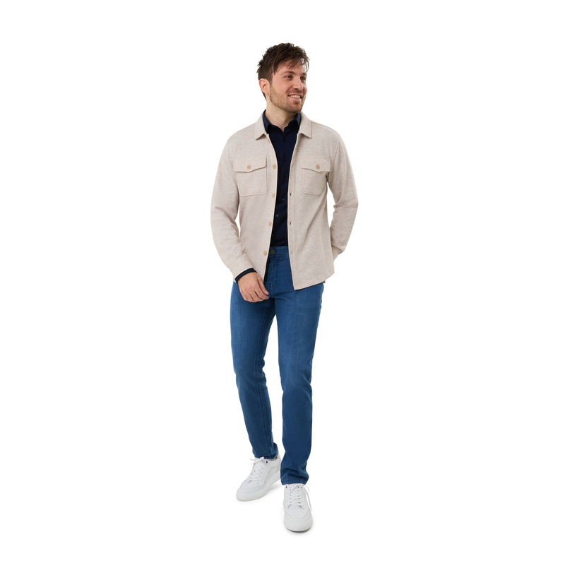 Heren Overshirt FFKW0180 Gardeur Collectie BEIGE