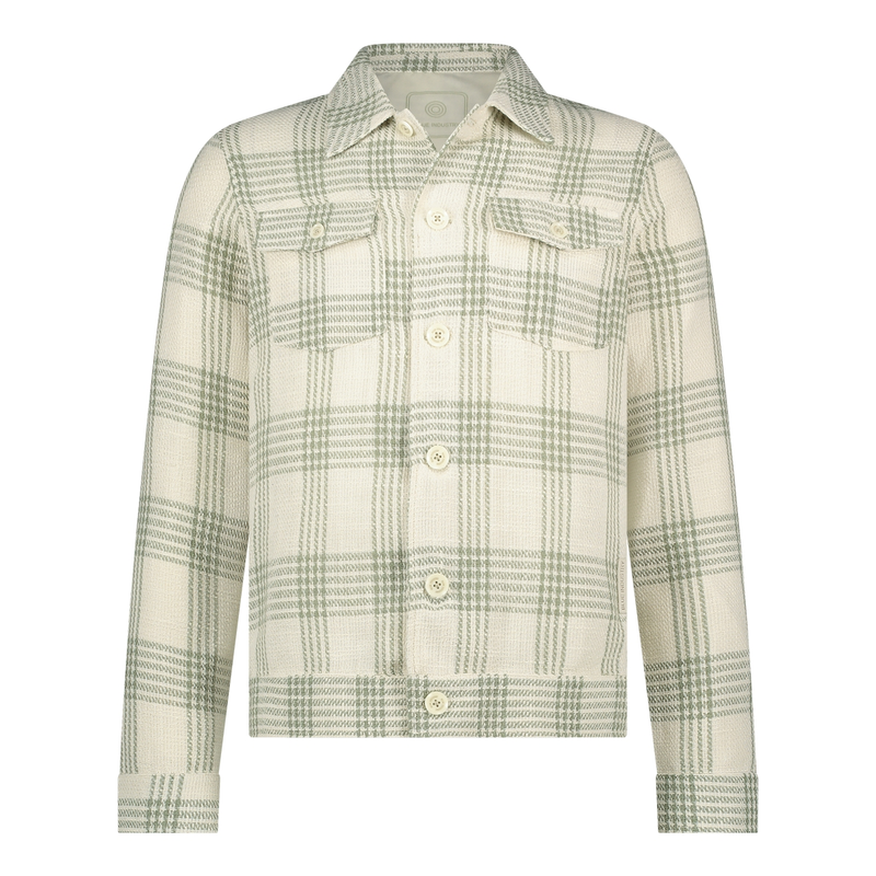Heren Overshirt Milano-S25-M1 Blue Industry GROEN