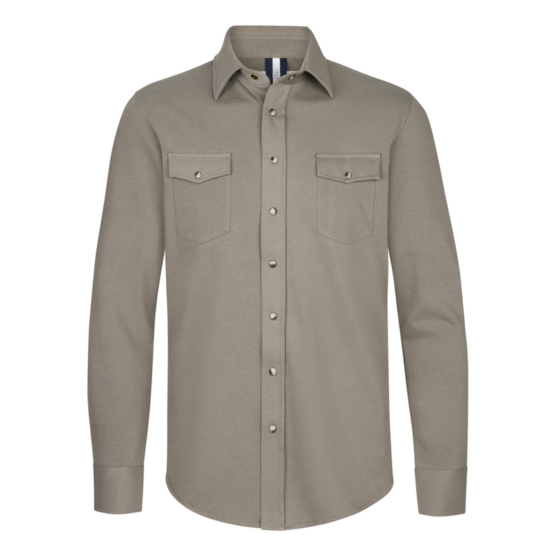 Heren Overshirt PPWF10005G Profuomo GROEN