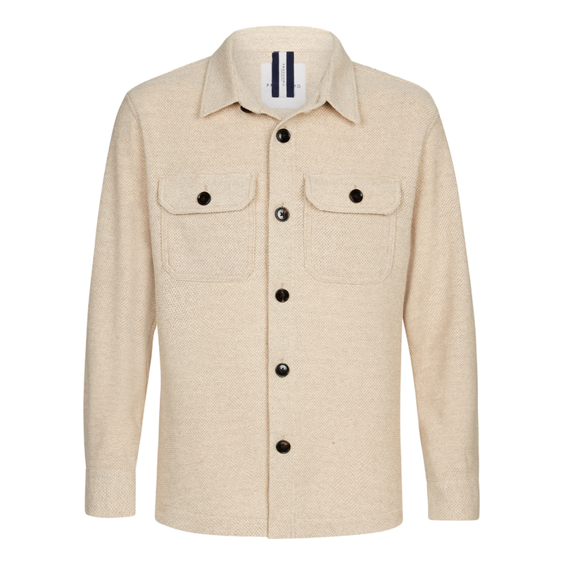 Heren Overshirt PPWF10017A Profuomo BEIGE