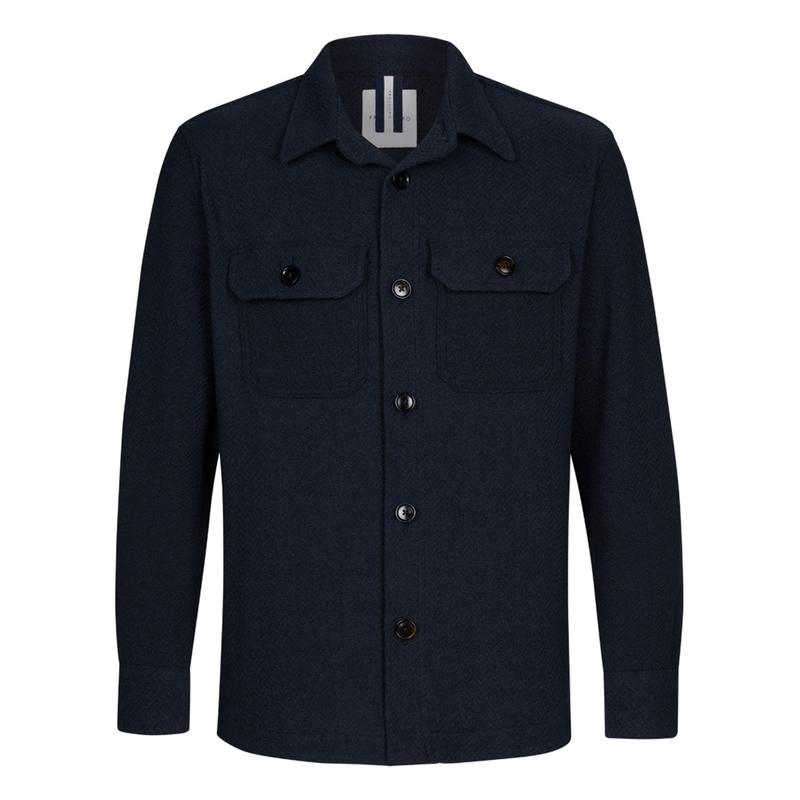 Heren Overshirt PPWF10026A Profuomo NAVY