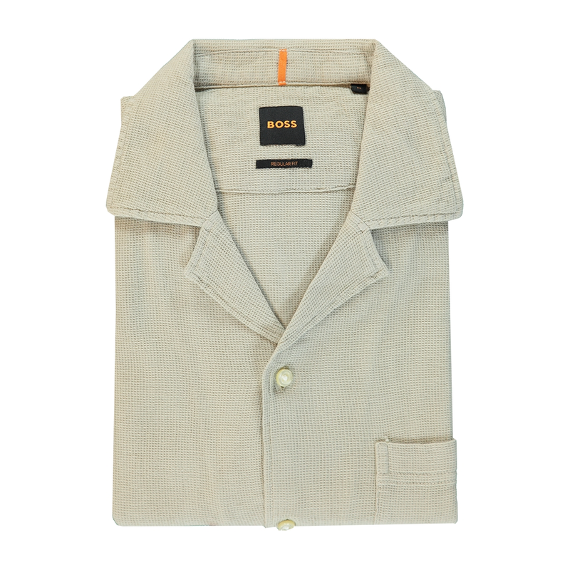 Heren Overshirt Rayer_M 10267878 01 BOSS BEIGE